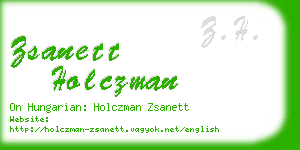 zsanett holczman business card